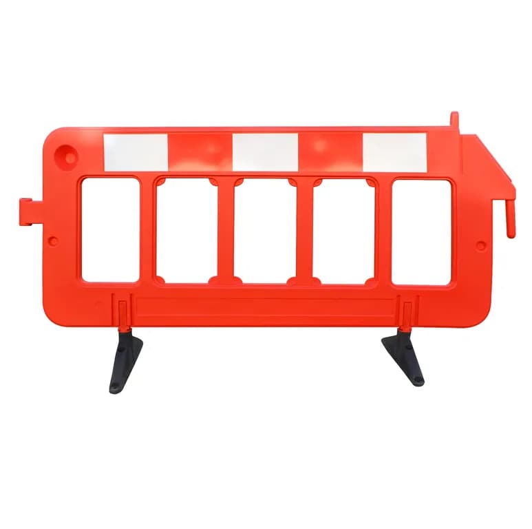 Barrera Plastica Trafico Premium Roja 1x2mts