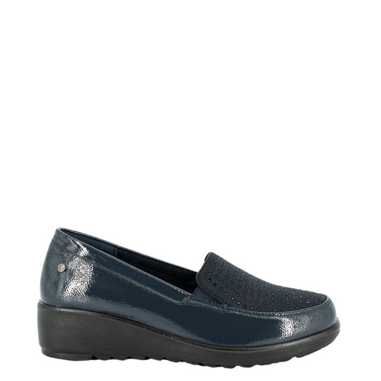 Mocasin Mujer Azul 37