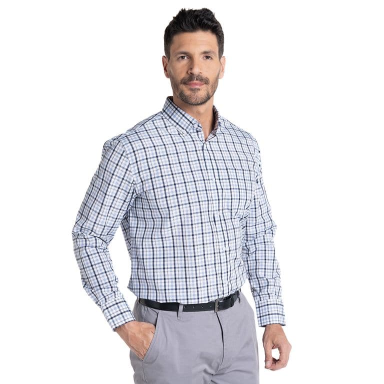 CAMISA FANTASIA CLASICA REGULAR FIT Lila 38