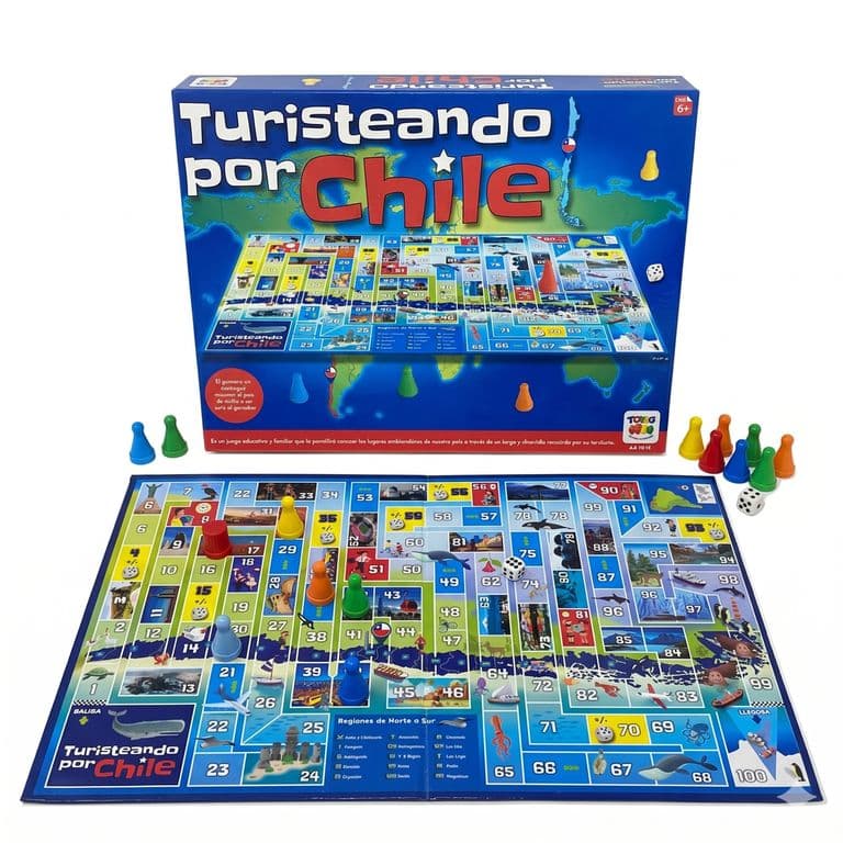 Juego de Mesa Turisteando por Chile -