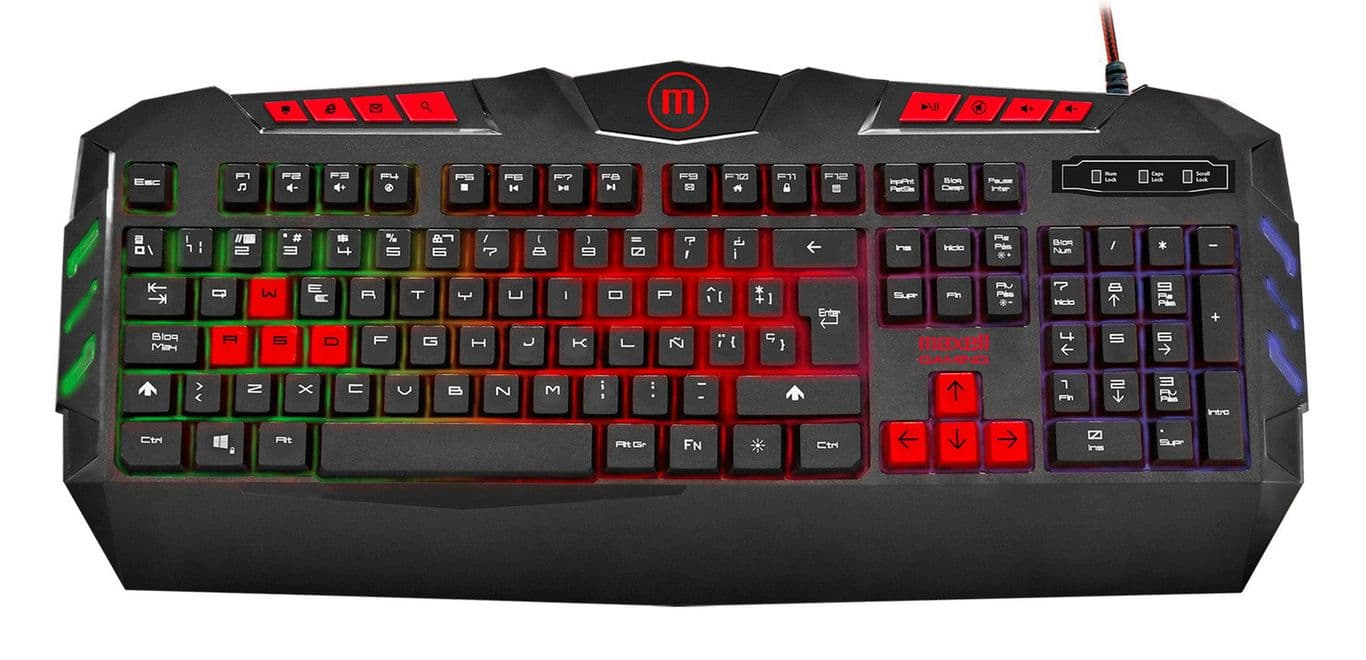Teclado Gamer Kb-1200 Iluminado Usb Samurai RGB