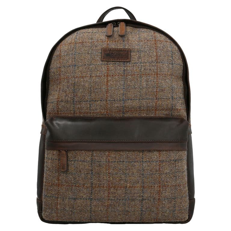 Mochila Harris Tweed Hombre Back Verde Verde TALLA UNICA