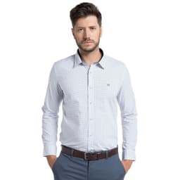Camisa Trevira Estampada Sevilla Blanco S
