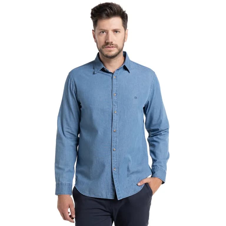 Camisa Denim Cadiz Celeste S