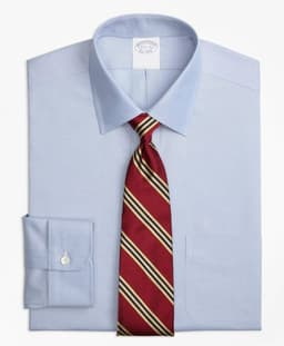 Camisa Cotton Pinpoint Regular Non-Iron Ainsley Cyan Celeste 17-34