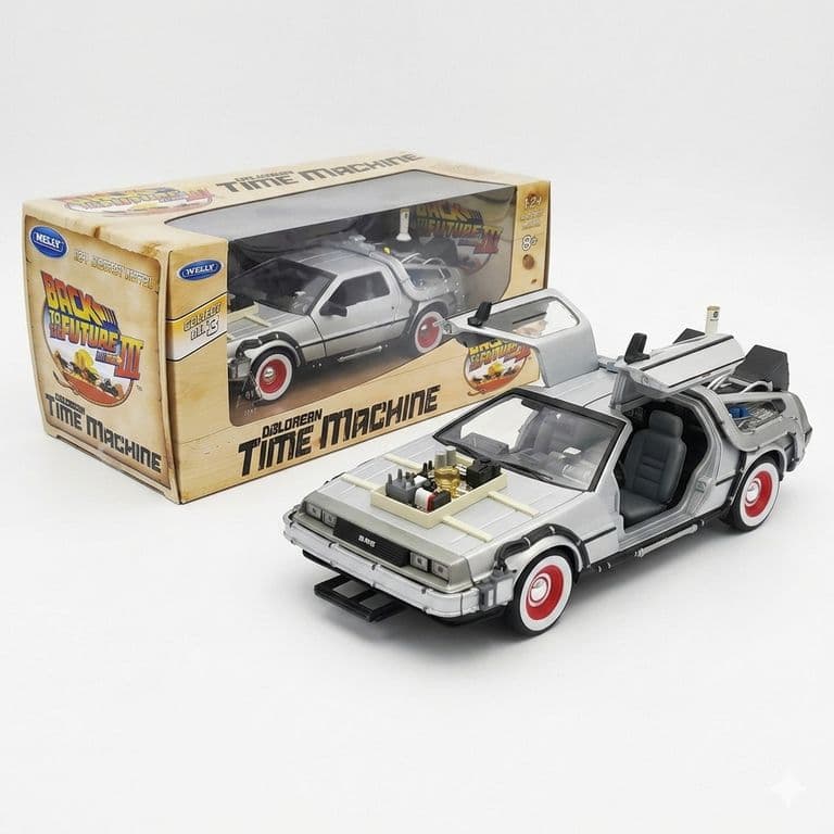 Back To The Future III Delorean Escala 1:24 -