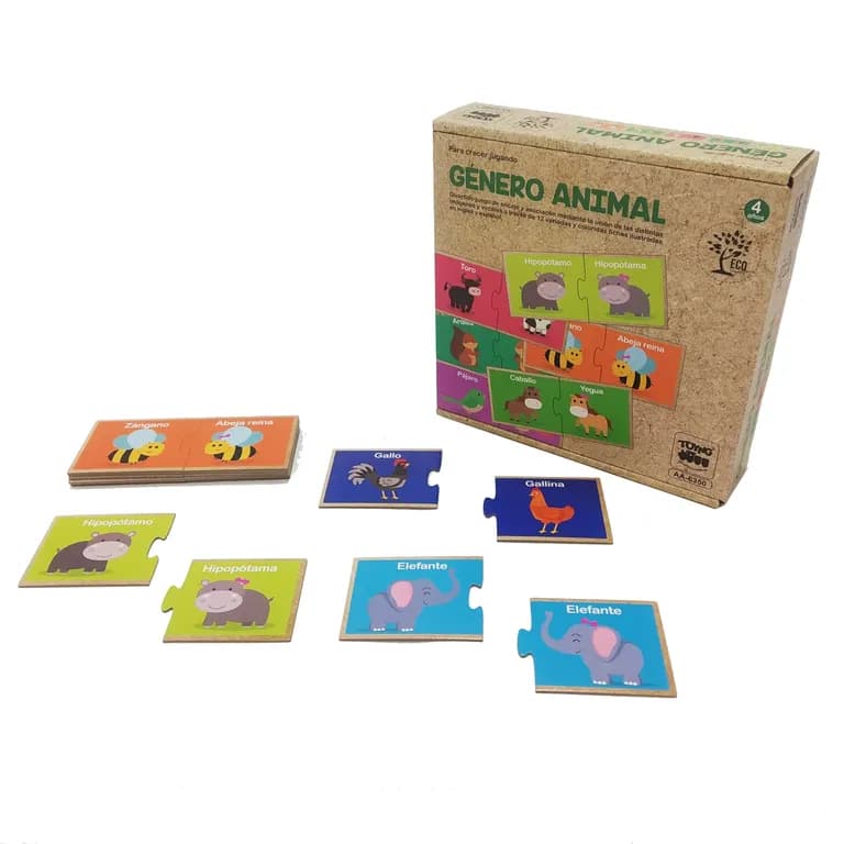 Juego Educativo Genero Animal -