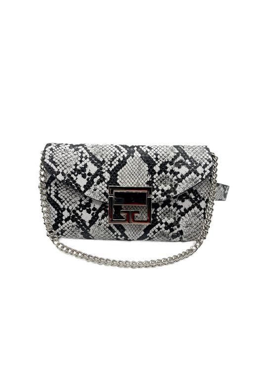 Cartera de fiesta Ecocuero Negro CRS87 Negro TALLA UNICA