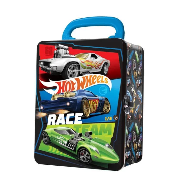 Caja metalica coleccion para 18 autos - C