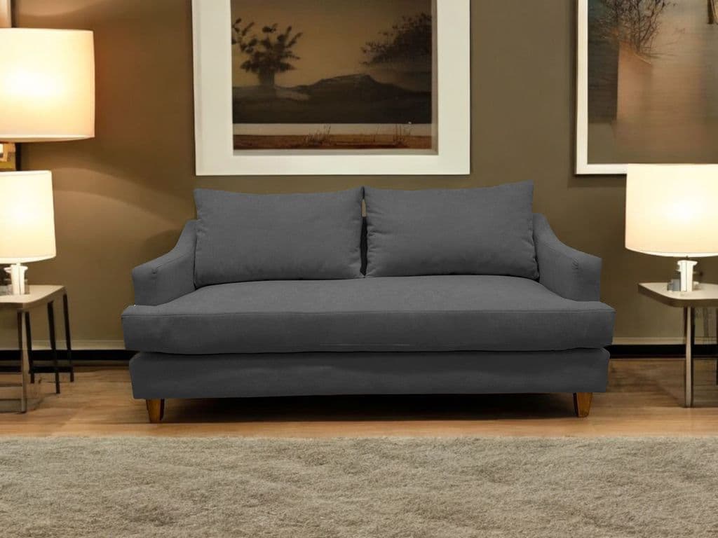 SOFA MISTRAL CHENILLE GRAFITO 3 CUERPOS