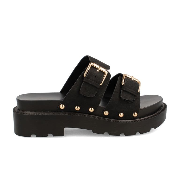 Sandalia Mujer Mercury Negro Negro 38