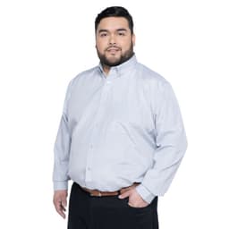 Camisa Color Solido Gris 5XL