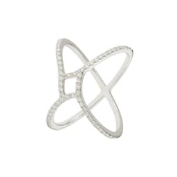 Anillo Oro Blanco 18kt Diamantes 16 Pts Amarillo 6