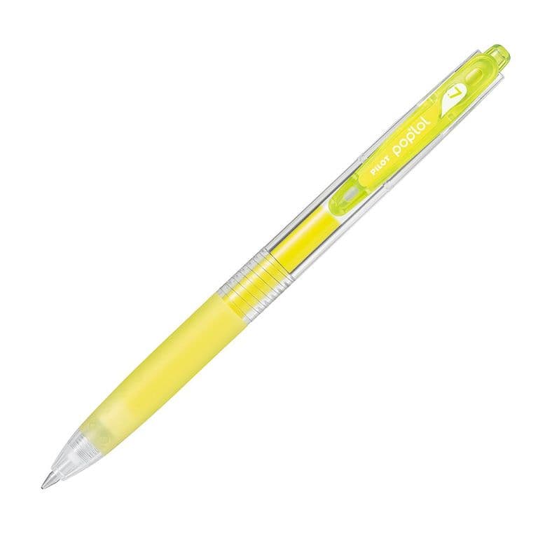 Lapiz Gel Pop lol Neon Amarillo 0.7 mm. 12 Ud