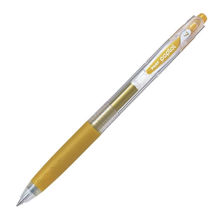 Lapiz Gel Pop lol Dorado 0.7 mm. 12 Ud