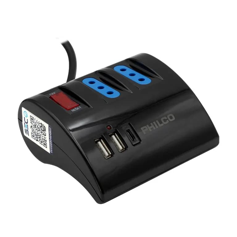 EXTENSION DE ESCRITORIO AC/USB TIPO C