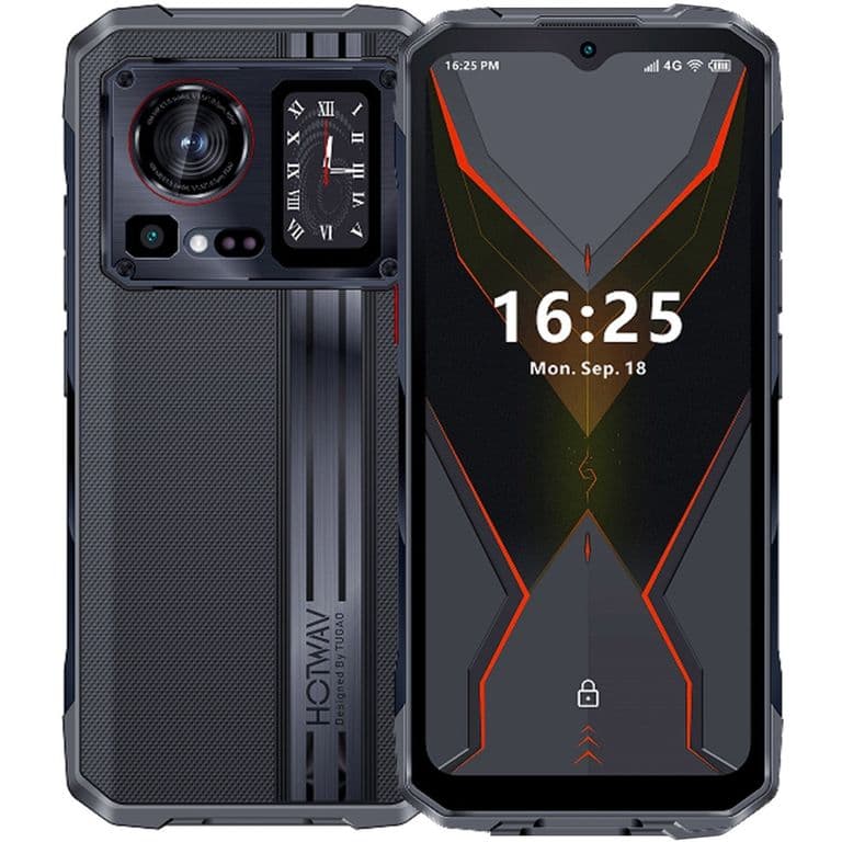 HOTWAV Cyber 15 - Smartphone Resistente con Camara de 200MP y Pantalla Secundaria.