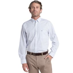 CAMISA WALL STREET. Celeste 2XL