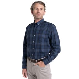 CAMISA ESCOCESA QUEENS. Azul 2XL