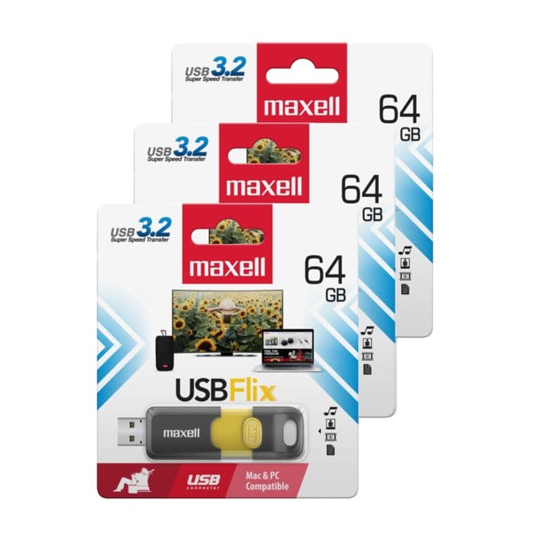 Pack 3 Pendrive Flix 64gb 3.2