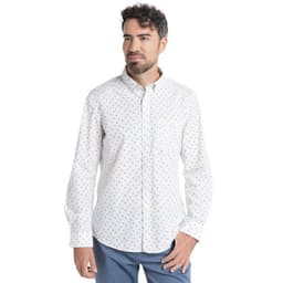 CAMISA MICROPRINT Blanco L
