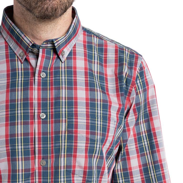 CAMISA TREVIRA CUADROS Gris XL