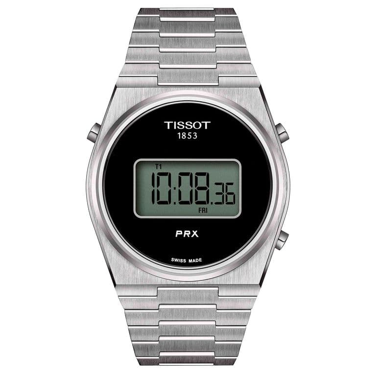 Reloj PRX Digital 40mm Black Plateado TALLA UNICA