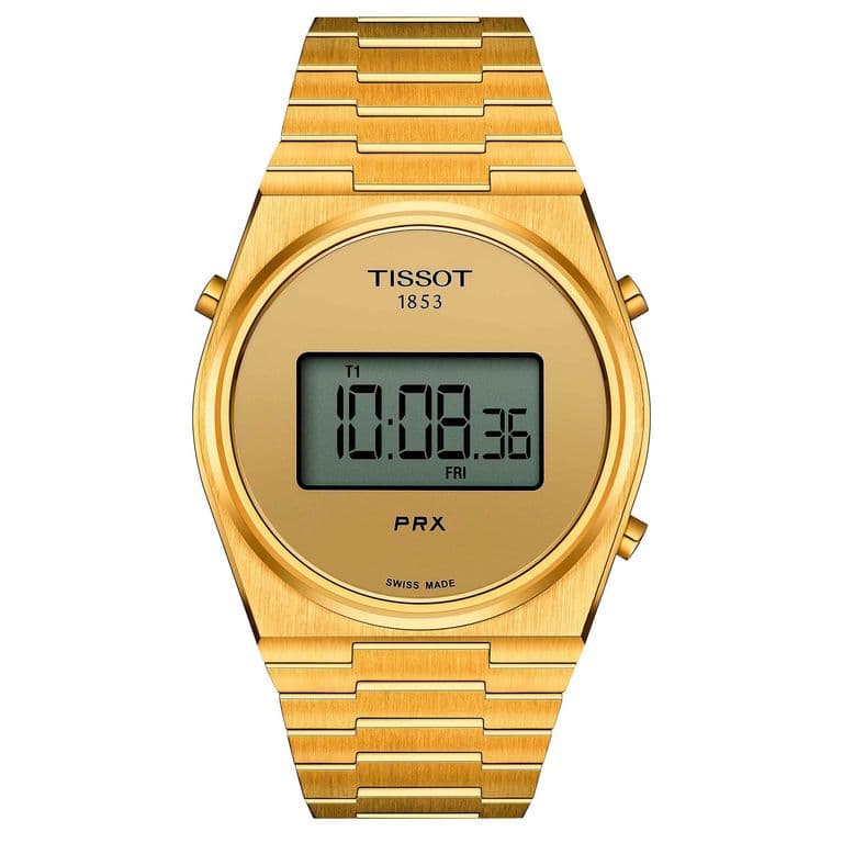 Reloj PRX Digital 40mm Dorado Dorado TALLA UNICA