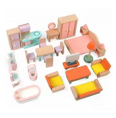 Set 24 Muebles Casa de Munecas