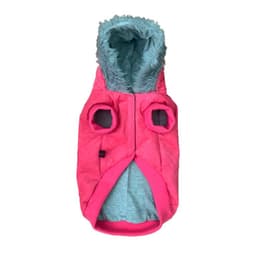 Chaqueta Gorro Piel Fucsia talla L
