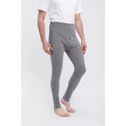 Calzoncillo Largo Termico Hombre Frisado Primera Capa 2040 Gris Oscuro M/L