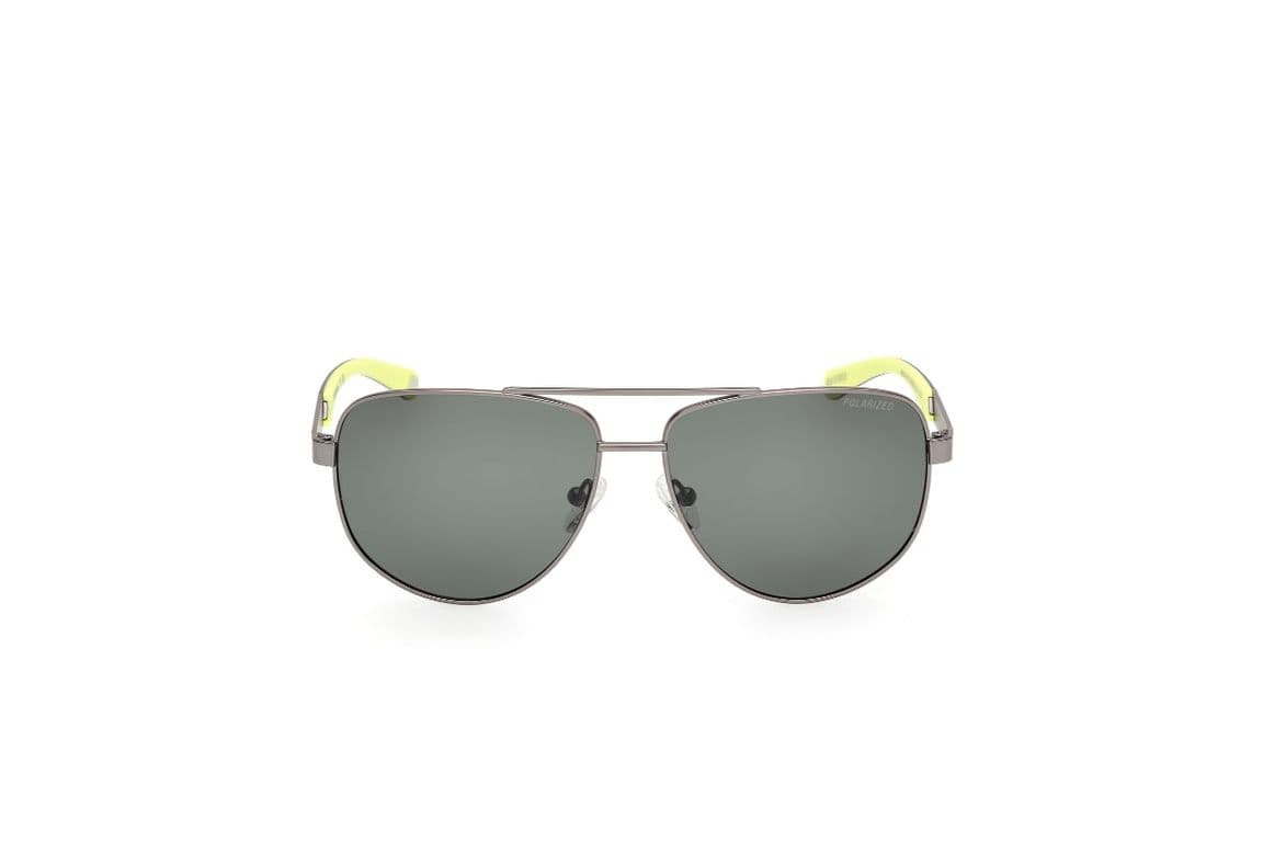 Lentes de Sol Plateado Polarizados Gris M