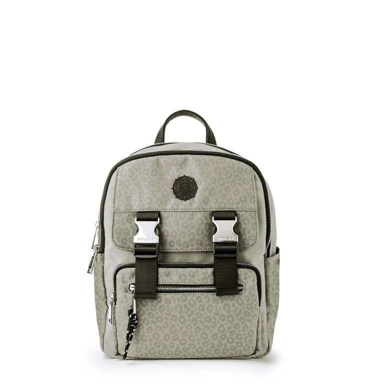 Mochila college mediana taupe Marron TALLA UNICA