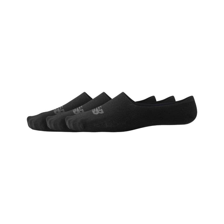 Calcetines 6 pares Flat Knit No Show Negro Negro S