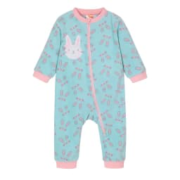 Beba Pijama Conejo 1 PZ Verde Agua Polar Verde Agua 9-12 MESES