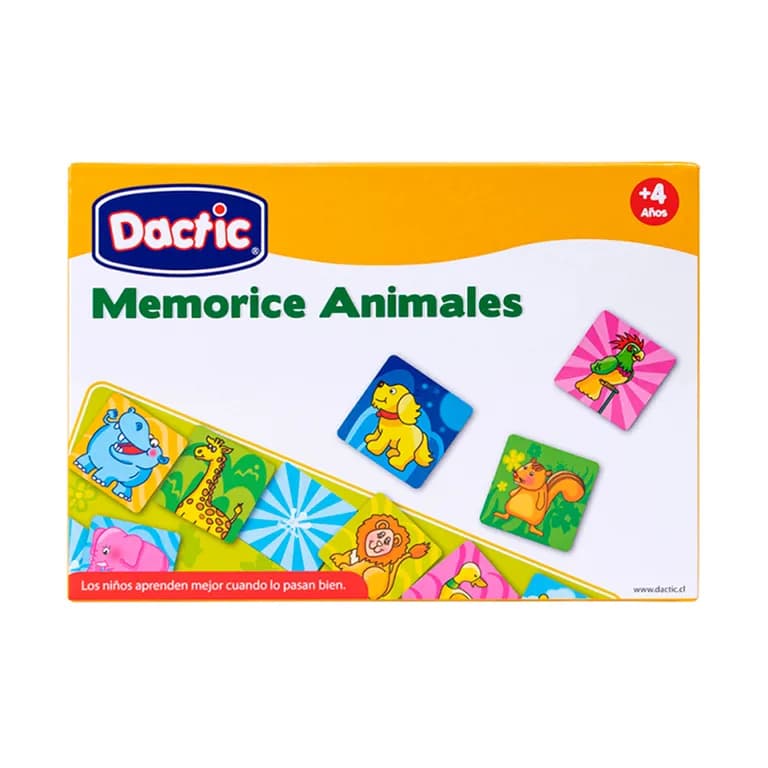 Juego Memorice Animal Carton