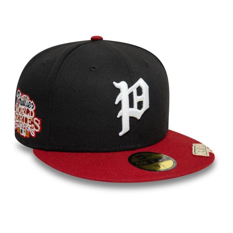 Gorra 59Fifty Philadelphia Phillies MLB Visor Clip Negro Negro 7