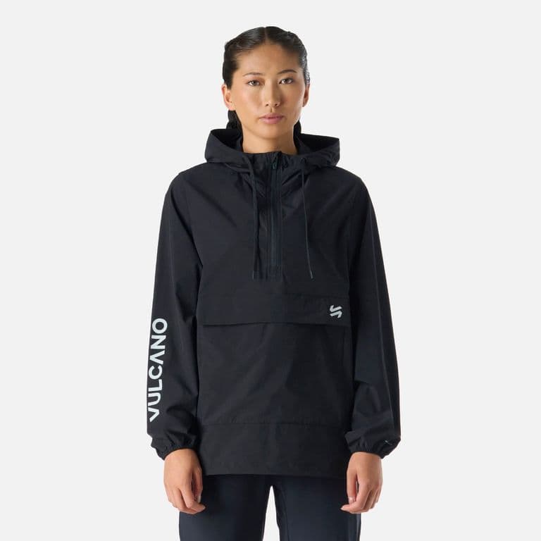 Chaqueta Mujer Tempo 1/4 Zip Windbreaker Jacket Negro Negro XS