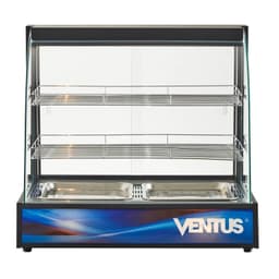 Vitrina Mantenedora de Calor Curva VMCD-2 Sobremesa