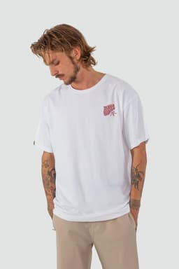 Polera Hombre Organica Classy Blanca Blanco 2XL