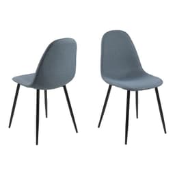 Silla De Comedor Legga Gris Set De 2 Unidades