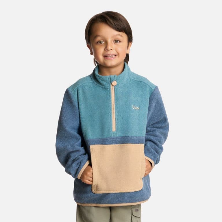 Polar Nino Forest 14 Zip Sweatshirt Azul Piedra Azul 9-10 ANOS