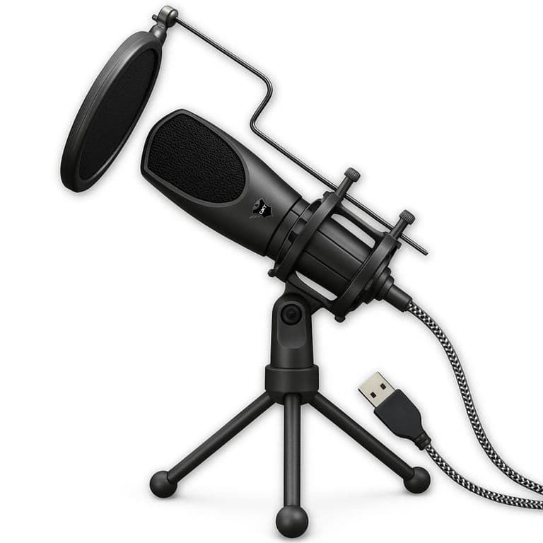 Microfono Usb de Condensador Profesional GXT 232 Mantis
