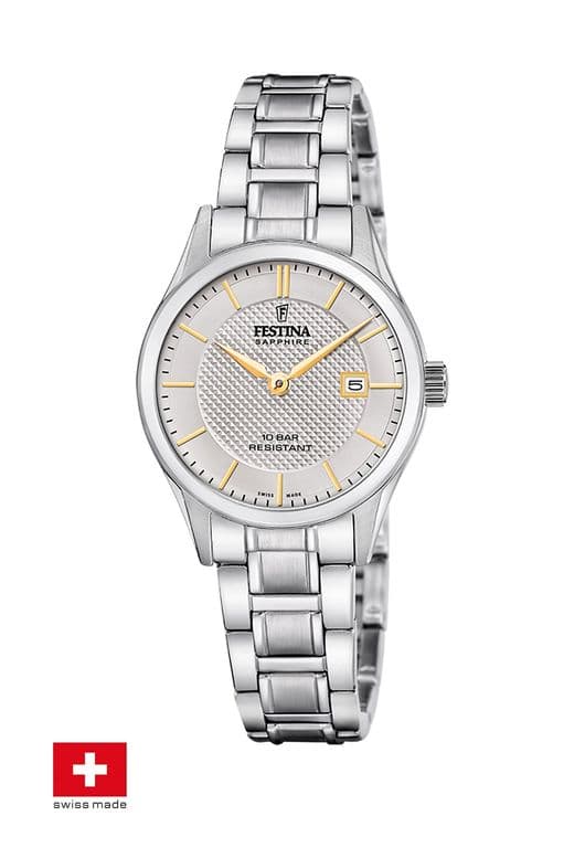 Reloj F20068/4 Gris Mujer Acero Clasico Gris TALLA UNICA