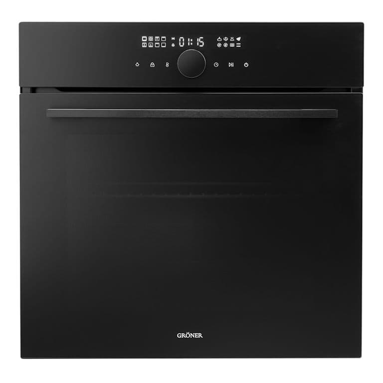 Horno Electrico Empotrable Groner Air Fry Black Matte 16F 76L