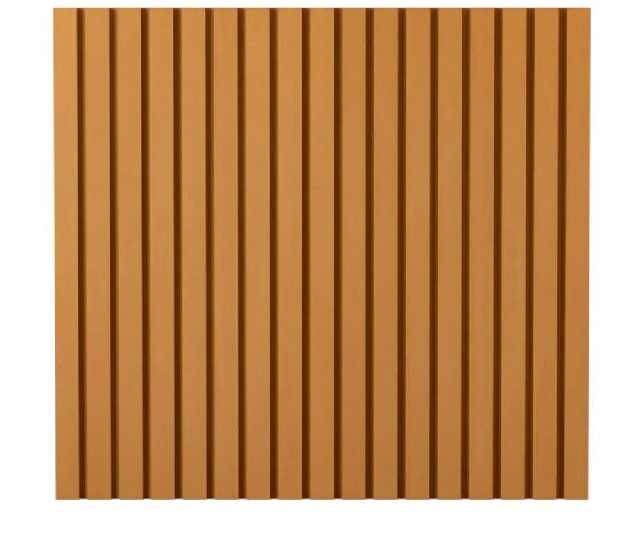 Respaldo De Madera Panel Single Caramelo