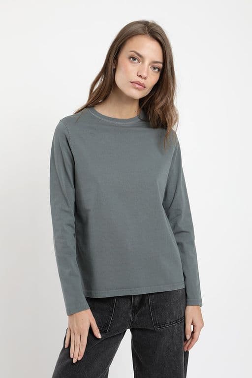 Polera manga larga Mujer Nalca Gris XS