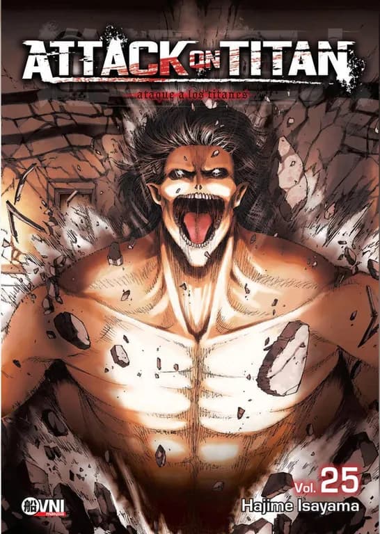 Manga Attack On Titan Vol. 25 Hajime Isayama Ovni Press