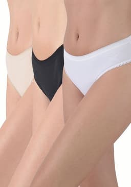 Pack 3x calzon algodon P314.07- NEG Negro XL