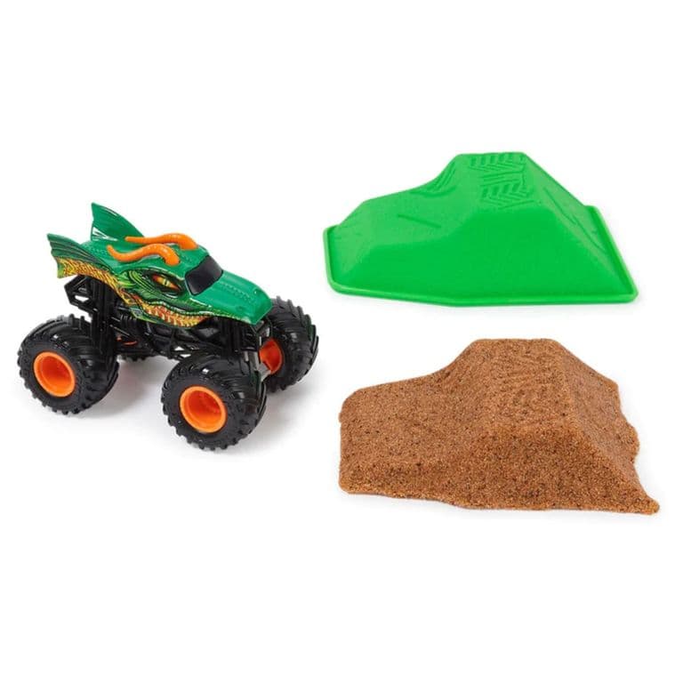 Camion Monster Jam Dragon Arena Obstaculos Y Herramientas